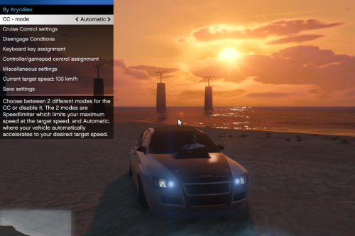 Enhanced Cruise Control/Speedlimiter